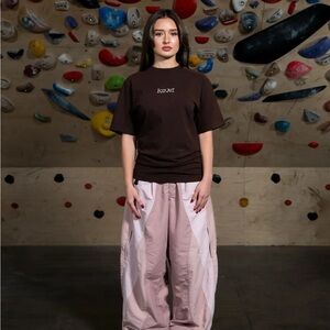 KAWA club cicada climbing / hiking pants baggy pink small. UNISEX. Gorpcore